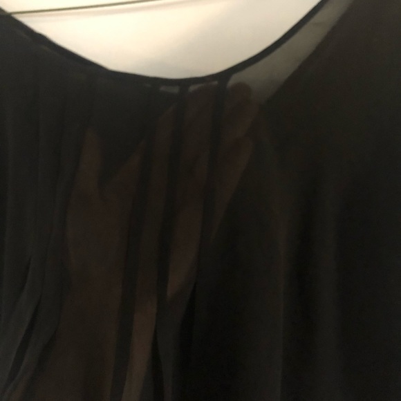 Torrid black see through blouse 1x - Picture 2 of 3